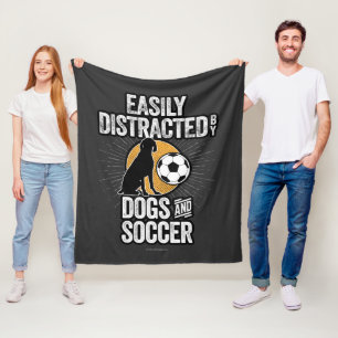 Gemakkelijk verstoord door honden en voetgangers fleece deken