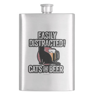 Gemakkelijk verstoord door katten en bier flacon