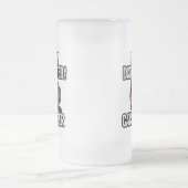 Gemakkelijk verstoord door katten en bier matglas bierpul (Center)