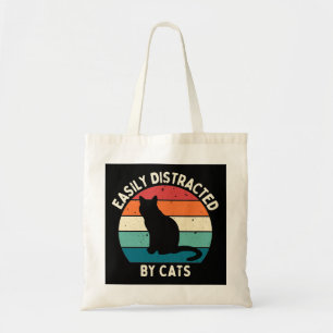 Gemakkelijk verstoord door katten tote bag
