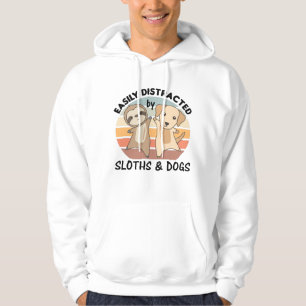 Gemakkelijk verstoord door klei en honden Labrador Hoodie