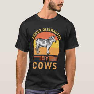 Gemakkelijk verstoord door Koeien - grappig T-shirt