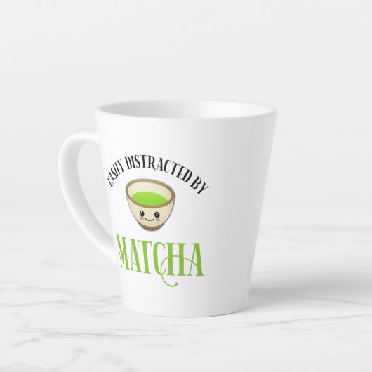 Gemakkelijk verstoord door Matcha Latte Mok (Linkerhoek)