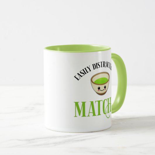 Gemakkelijk verstoord door Matcha Mok (Voorkant rechts)