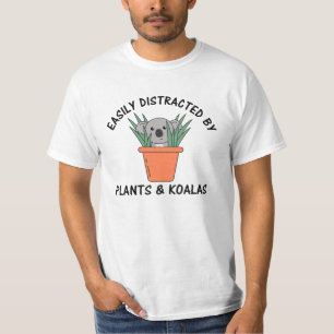 Gemakkelijk verstoord door Planten en Koalas Cute T-shirt