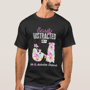 Gemakkelijk verstoord door Sloths en Australian Sh T-shirt