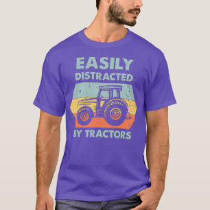 Gemakkelijk verstoord door tractoren Boerderij va T-shirt