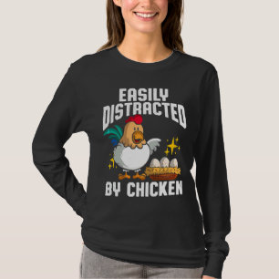 Gemakkelijk verstoorde kip t-shirt