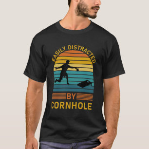 Gemakkelijk vervormd door het gat t-shirt