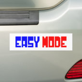 GEMAKKELIJKE MODUS BUMPERSTICKER (Op auto)