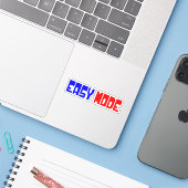 GEMAKKELIJKE MODUS STICKER (Laptop met iPhone)