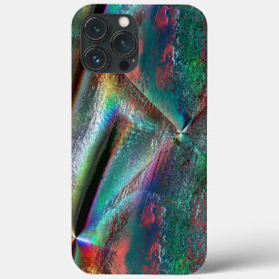 Gemakkelijke psychedelische houtachtige textuur, d iPhone 13 pro max hoesje