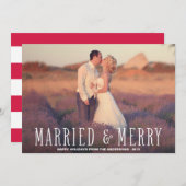 GEMARKEERD EN MERRY | HOLIDAIRE FOTOKAART FEESTDAGENKAART (Voorkant / Achterkant)