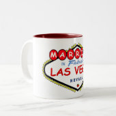 GEMARKEERD in Fabulous Las Vegas Cherry logo Mok (Voorkant links)