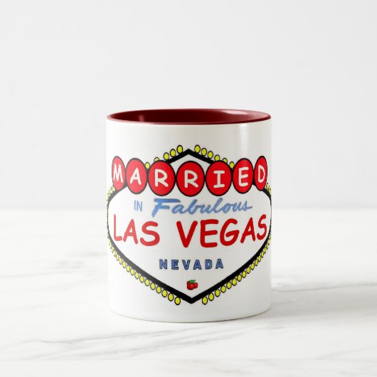 GEMARKEERD in Fabulous Las Vegas Cherry logo Mok (Center)