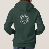 Gemarkeerd met Uw Bedrijfs Logo of Grafisch Hoodie (Achterkant)