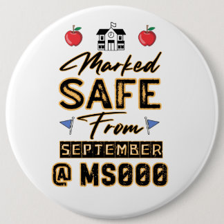 Gemarkeerd Veilig vanaf September Custom Button