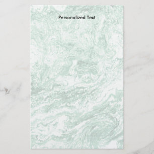 Gemarmerd abstract ontwerp   Groen wit Briefpapier