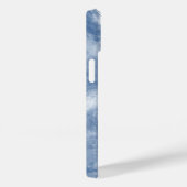 Gemarmerd Blauw Wit Abstract Sky gepersonaliseerd Case-Mate iPhone Case (Achterkant / Rechts)