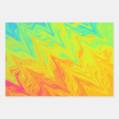  gemarmerd kleurrijk inpakpapier vel (Voorkant 2)