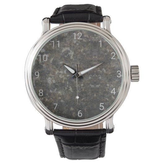 Gemarmerd marmer horloge (Voorkant)