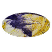 Gemarmerd papier: heldere acryl kunst snijplank (Hoek)