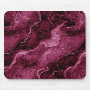 Gemarmerd patroon in donkere magenta en roze muismat
