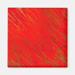 Gemarmerd rood magneet