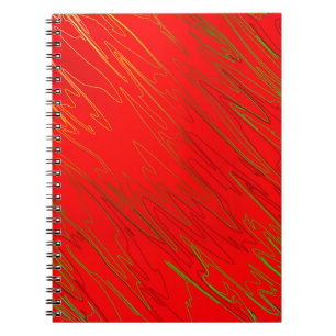Gemarmerd rood Notitieboek