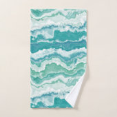 gemarmerd schuimrubber: zee bad handdoek (Handdoek)
