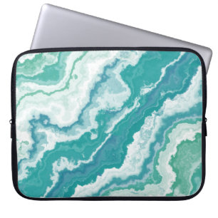 gemarmerd schuimrubber: zee laptop sleeve
