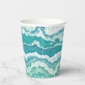 gemarmerd schuimrubber: zee papieren bekers (Rechts)