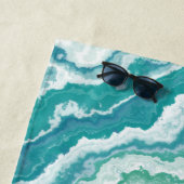 gemarmerd schuimrubber: zee strandlaken (In situ)