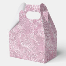 Gemarmerd Zijde Moire Patroon in Stof Roze