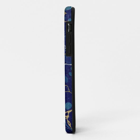 Gemarmerde blauwe Apple iPhone 11 Case-Mate iPhone Case (Achterkant/links)