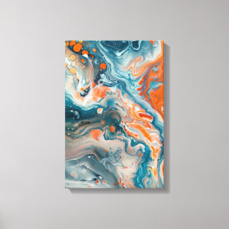 Gemarmerde Diepte Canvas Afdruk
