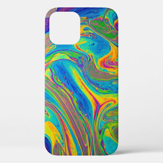 Gemarmerde gegoten verf Case-Mate iPhone case (Achterkant)