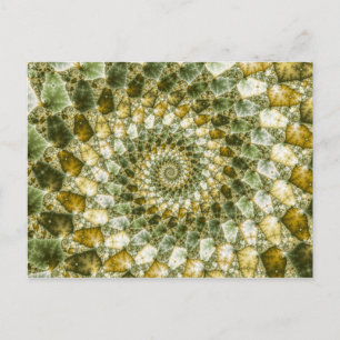 Gemarmerde haaien - Mandelbrot Art Briefkaart