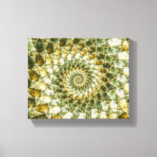 Gemarmerde haaien - Mandelbrot Art Canvas Afdruk