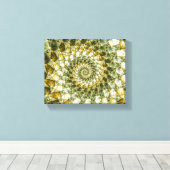 Gemarmerde haaien - Mandelbrot Art Canvas Afdruk (Insitu (Houten vloer))