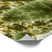 Gemarmerde haaien - Mandelbrot Art Poster (Hoek)