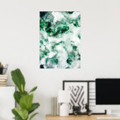 gemarmerde kwarttextuur poster (Thuiskantoor)