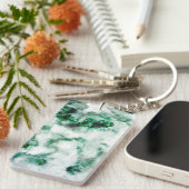 gemarmerde kwarttextuur sleutelhanger (Voorkant Rechts)