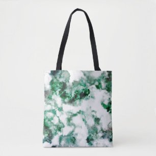 gemarmerde kwarttextuur tote bag