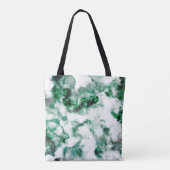 gemarmerde kwarttextuur tote bag (Achterkant)