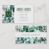 gemarmerde kwarttextuur visitekaartje (Voorkant / Achterkant)