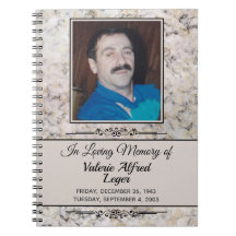 Gemarmerde Memorial Custom Keepsakes / Guestbook