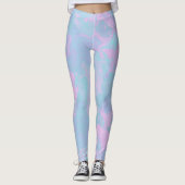 gemarmerde pasta leggings (Voorkant)