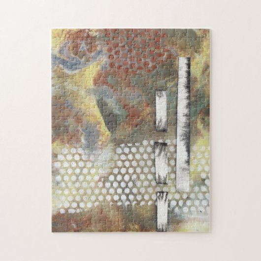 Gemarmerde pixels II Legpuzzel (Verticaal)