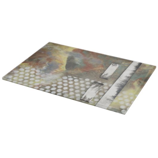 Gemarmerde pixels II Snijplank (Hoek)